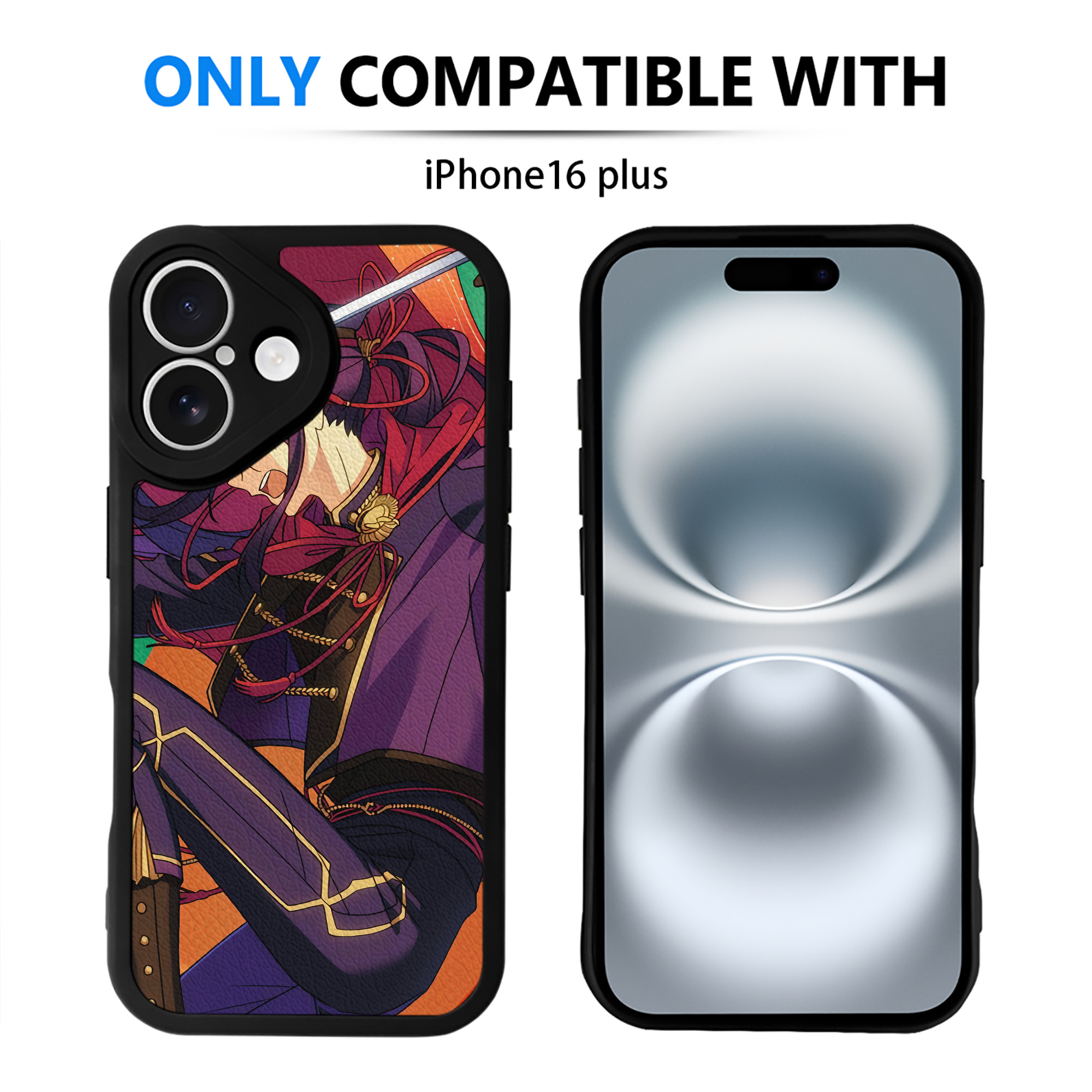 （画像用） あんさんぶるスターズ! Ensemble Stars 【iPhone 16シリーズ対応】シリコンスマホケース（レザー調） 材質：シリコン